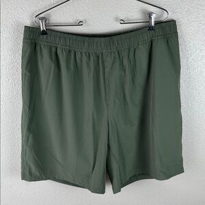 Peloton Output 9" Lined Printed Turin Short XXL Green